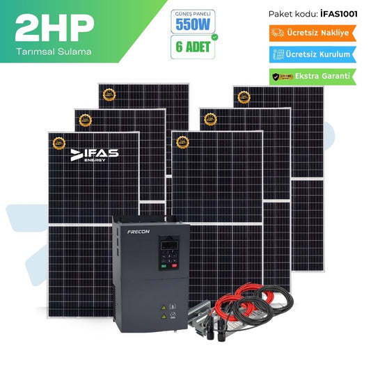 2 Hp Akıllı Tarımsal Sulama Sistemleri – Güneş Panel Sistem, Maksimum Verim