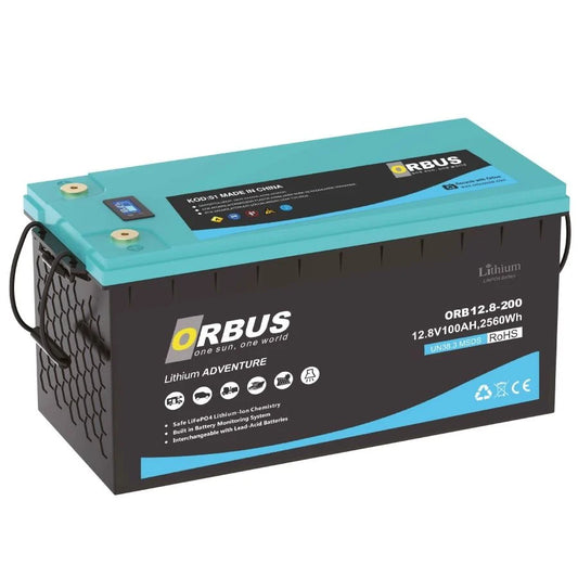 Orbus 12.8V 200Ah Lityum Akü